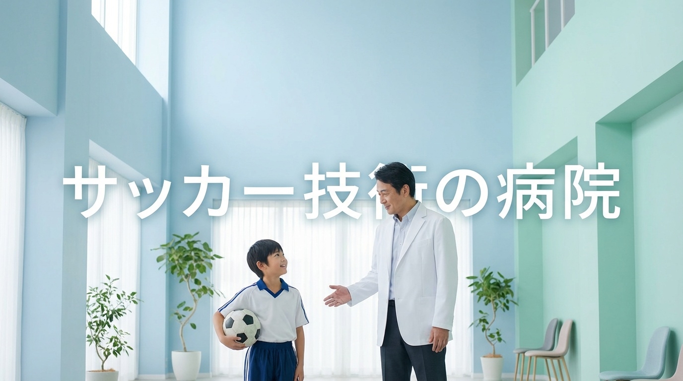 サッカー技術の病院 メインビジュアル