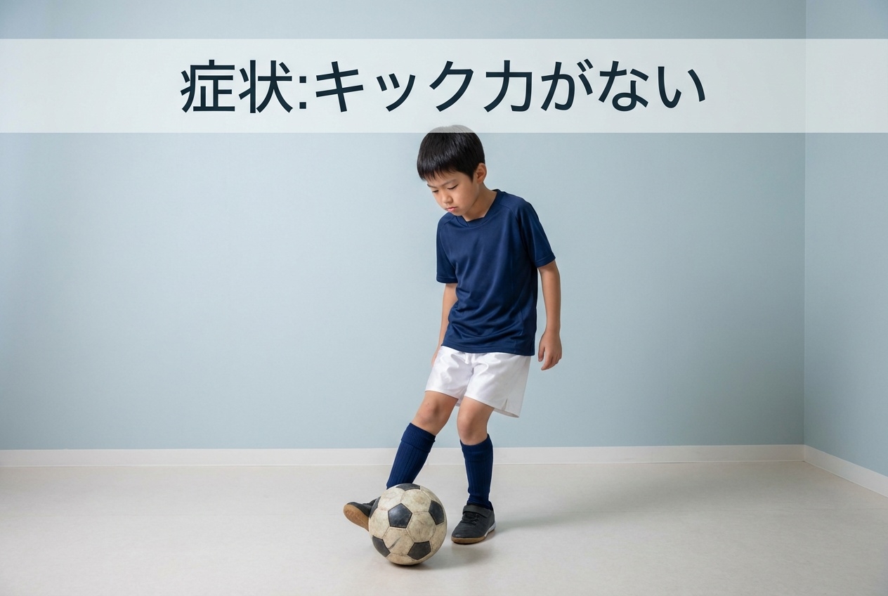 キック力がない